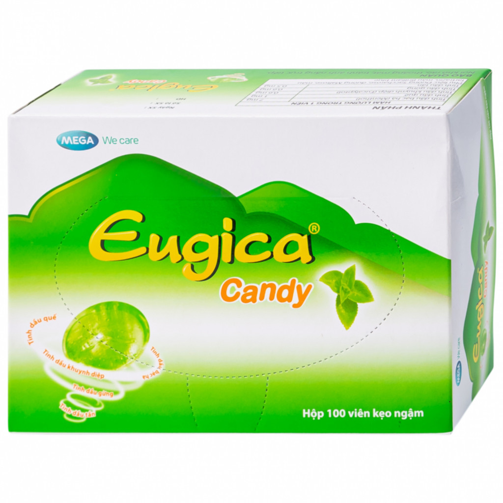 Eugica Herbal Cough Candy Soothing Relief 100 Count