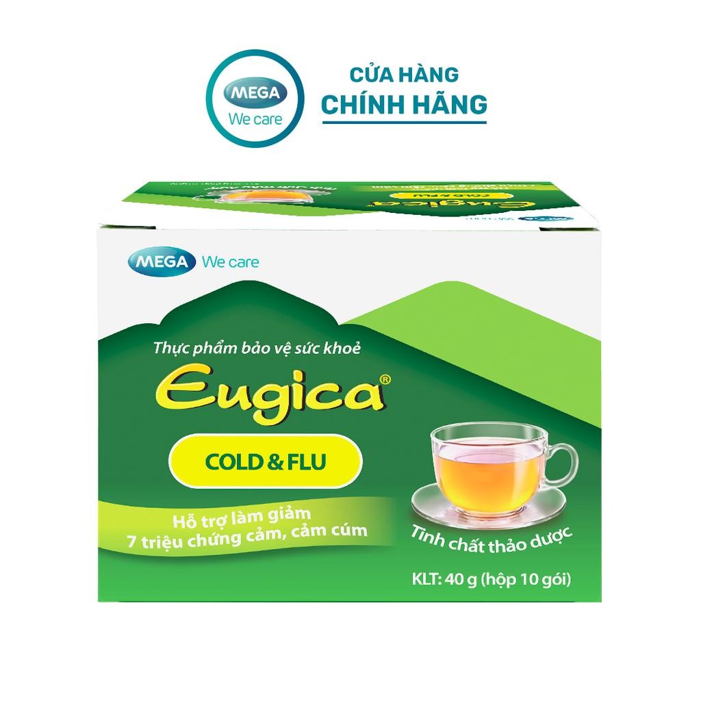 Eugica Cold & Flu Herbal Support Drink 10 Sachets x 4 g